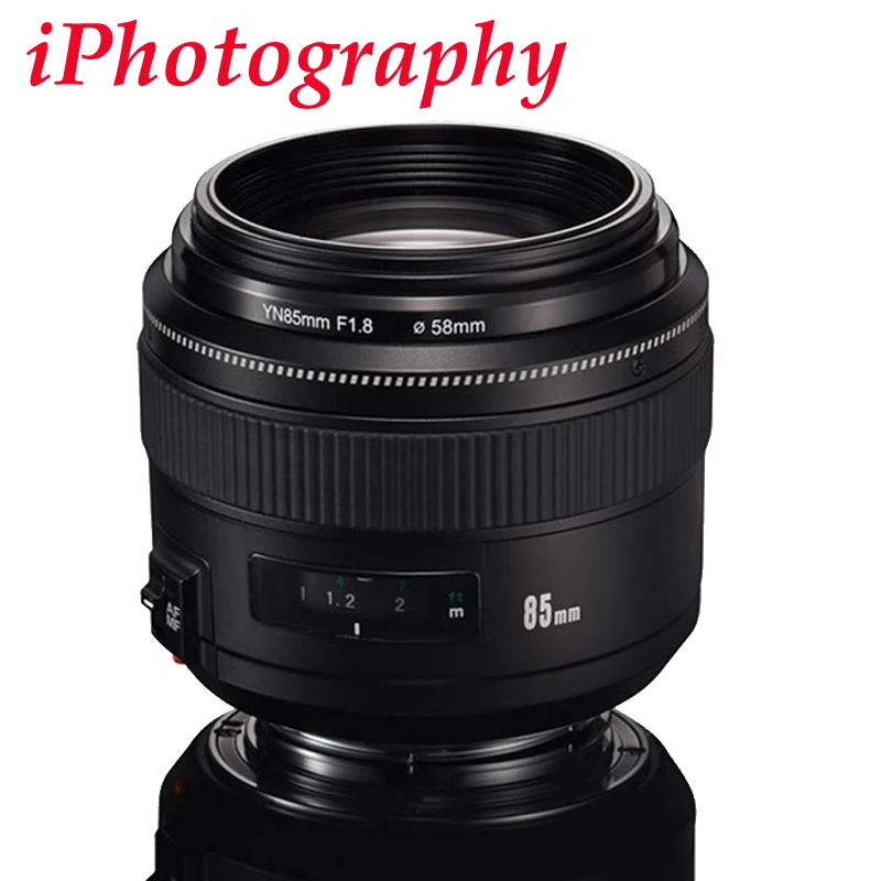 YONGNUO YN85mm F1.8 Lens Standard Medium Telephoto Prime fixed focus lens For Canon EF Camera 7D 5D Mark III 80D 70D 760D 650D