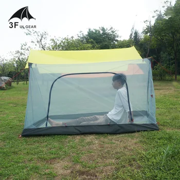 

3F Ultralight 1-2 Person Single Layer New Yarn Camping Tent Mosquito Net Tent