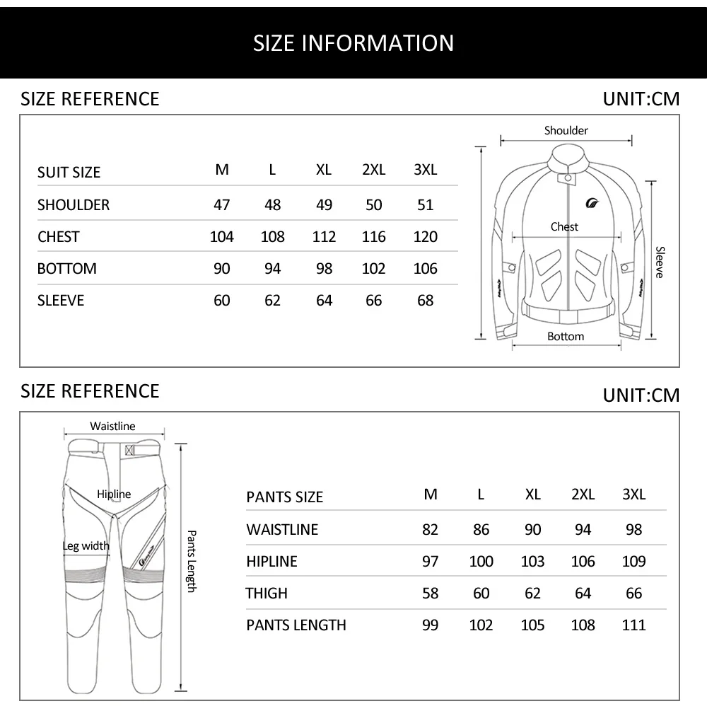 Мужская куртка для езды на мотоцикле, брюки, Летний дышащий защитный костюм, ралли, мотокросса, мотогонок, одежда, защита тела, JK-39