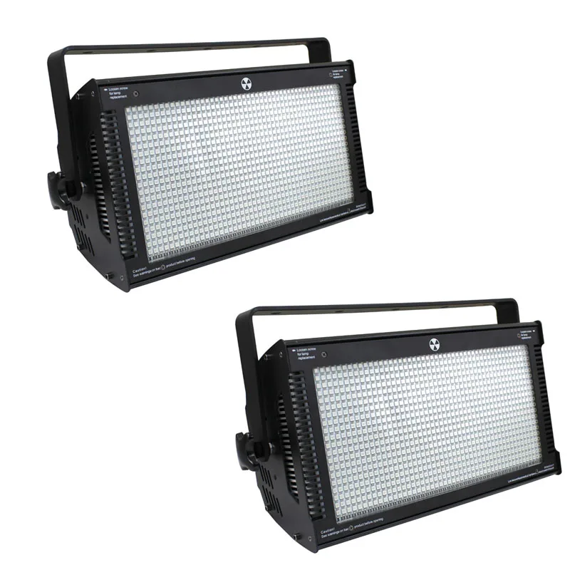 2Pcs 1000W LED RGB Strobe Light 3 Color mixing High Power Club Flash