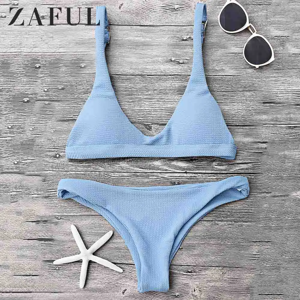 ZAFUL ثوب سباحة مثير مبطن سكوب الرقبة مجموعة البكيني رفع مثير منخفضة مخصر لباس سباحة سلك مجانية مبطن الصلبة ثوب السباحة 2019 ZAFUL ثوب سباحة مثير مبطن سكوب الرقبة مجموعة البكيني رفع مثير منخفضة مخصر لباس سباحة سلك مجانية مبطن الصلبة ثوب السباحة 2019