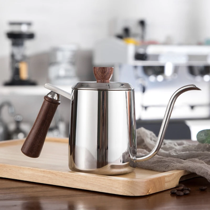 Stainless Steel Drip Kettle Coffee kettle Swan Neck Drip Coffee Tea Pot