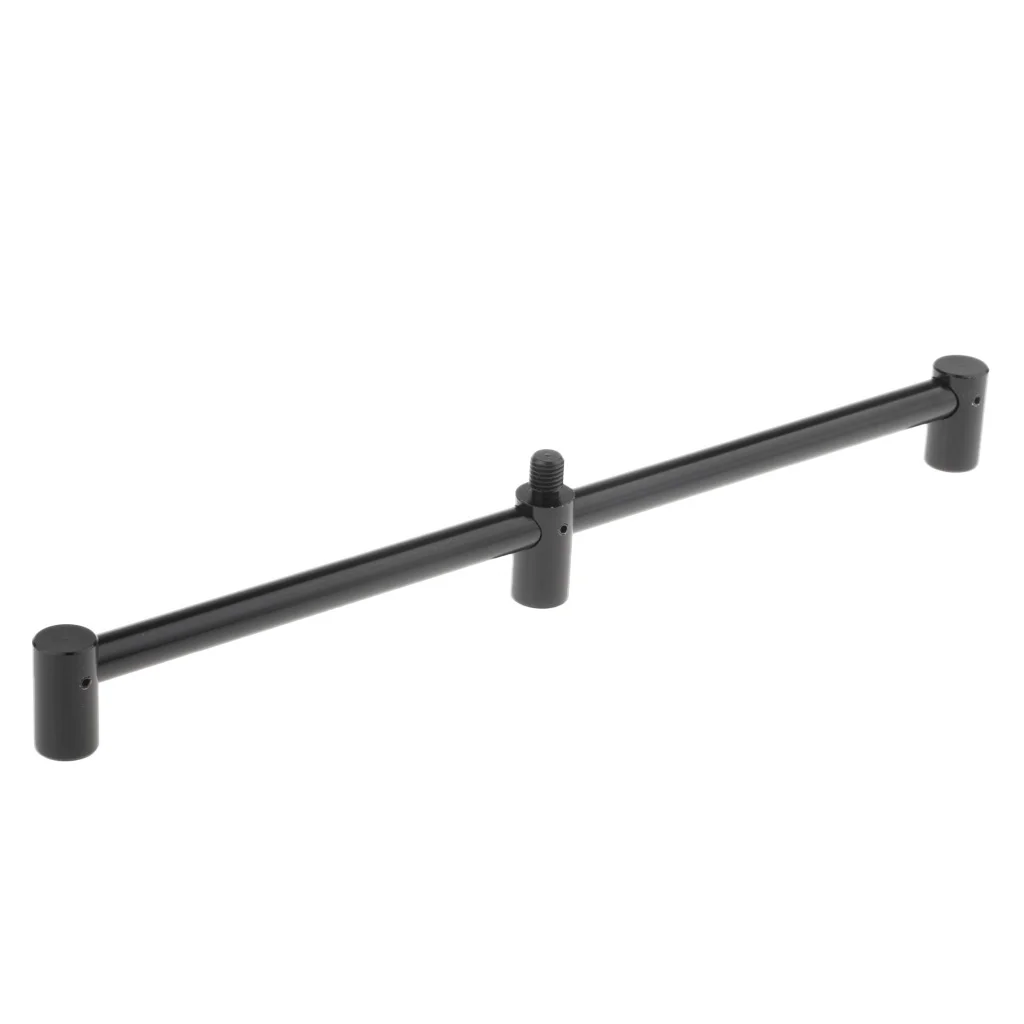 Aluminum Alloy Fishing Buzz Bars Buzzer Bar for 3 Bite Alarms / Rod Holder / Bank Sticks