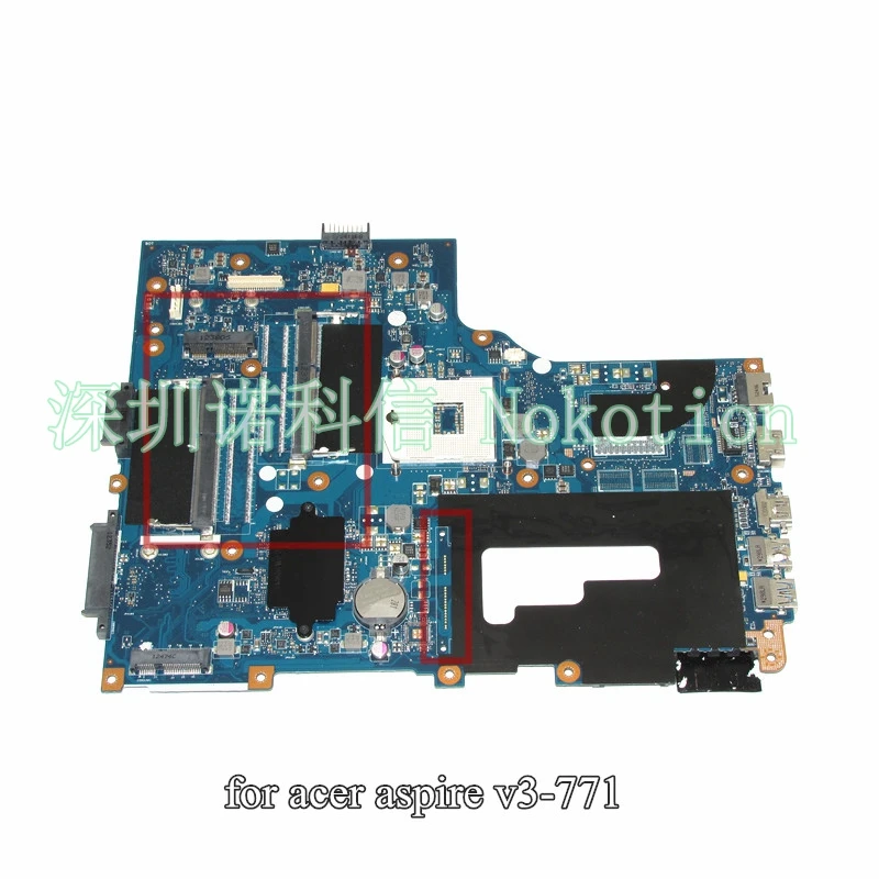 

NOKOTION VA70 VG70 Main board rev 2.0 For Acer aspire V3-771 V3-771G Laptop Motherboard DDR3