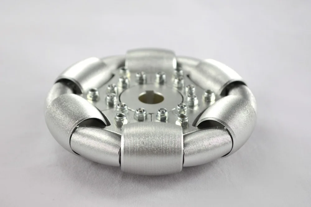 100mm omnidirectional wheel 90 degs aluminum wheels/4inch single
