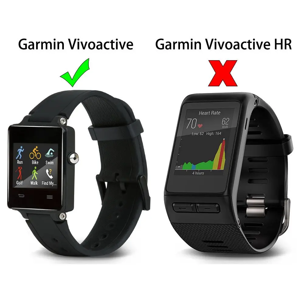 Baaletc для Garmin Vivoactive Ацетатный ремешок мягкий силиконовый сменный фитнес-браслет с застежками для Garmin Vivoactive