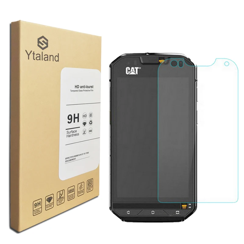 Ytaland для CAT S60 Premium закаленное стекло защиты экрана 2.5D 9H + закаленная защитная