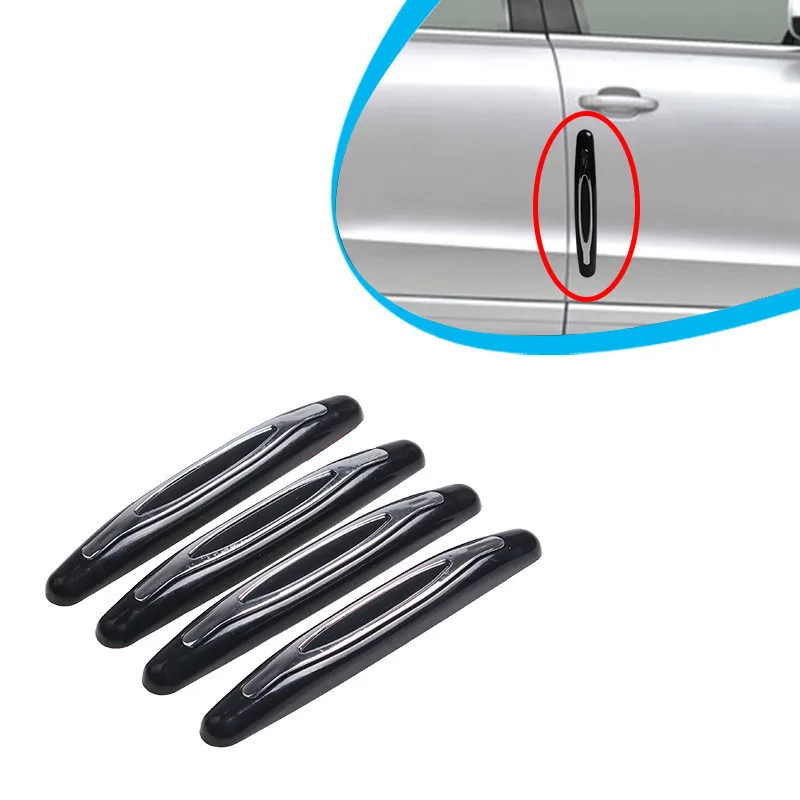 4pcs Car Door Edge Glue Door Anti collision Strip / Rubbing Strip Door