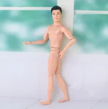 30cm 14 Moveable Jointed Doll Ken Male MAN Naked Body Boyfriend Prince Nude Doll DIY Learning