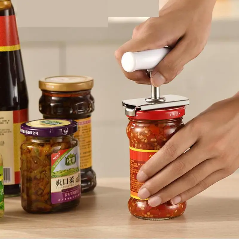 

Effort saving Capping Artifact Can Opener Bottle