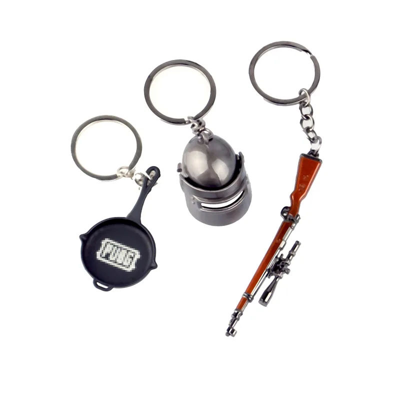 

Key Holder Real Free Shipping 2019 New Factory + Direct Eat Chicken Key Chain Series Personality Gift 98 K Level 3 Packages Pan