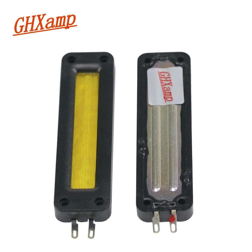 Cinto de Alumínio 20 Fita Tweeter Super Mini Neodímio Agudos 40 Khz 86db Faça Você Mesmo 82mm * 22mm 2 Pçs 6ohm 10 w