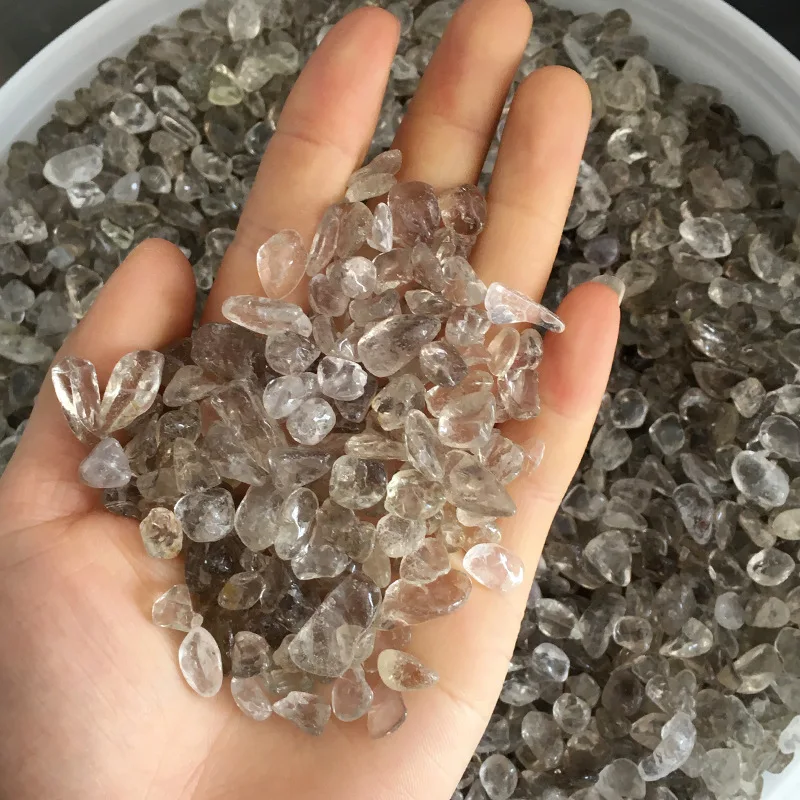 

Natural Smoky Quartz Brown Quartz Tumbled Stones Crystals minerals Aquarium flowerpot decoration Feng shui furnishing articles
