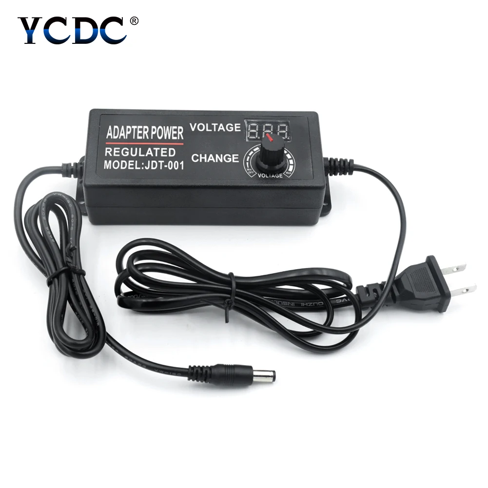 

3-12V 3-24V 4-24V 9-24V Adjustable universal AC Adapter 100-240V to DC adapter power supply Adaptor With LED Display EU US Plug