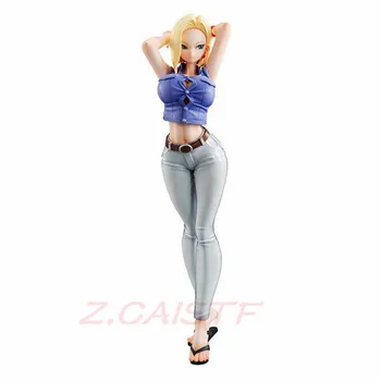 

DRAGON BALLZ Android 18 Lazuli III 3 Generations Jeans Wear Ver. Cold beauty PVC Action Figure Collection Model Box-packed Toy