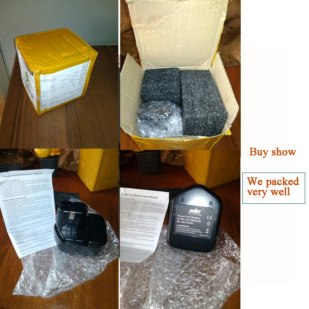 Аккумулятор для электроинструмента Hitachi 3000 мАч 12 В 3 0 Ач EB1214S EB1212S DS 12DVF3 EB1220HL EB1220HS