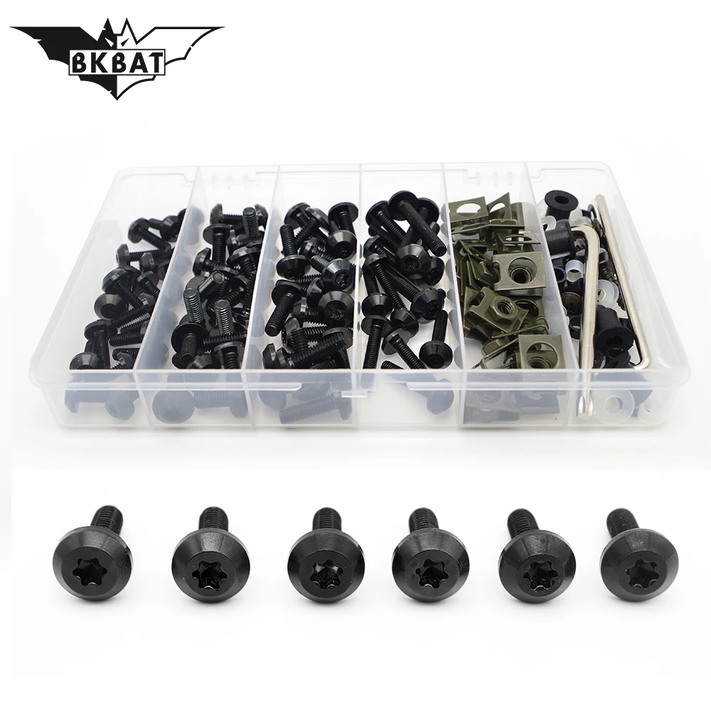 

Motorcycle Fairing Bolt Screw Nuts Washers Fastener Fixation For Yamaha YZF R1 R6 R3 2004 2005 2006 2007 2008 Complete Kit