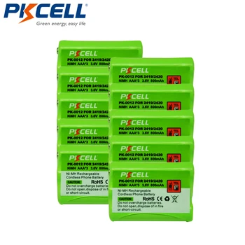 

10 x Cordless Phone Battery Replacement NiMH AAA 800mAh 3.6V for ATT AT&T 2419 2420