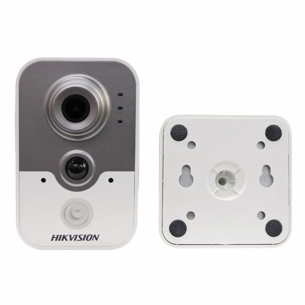 Hikvision, DS-2CD2442FWD-IW, беспроводная, 4MP, куб, POE, IP камера, безопасность, H.265, слот для sd-карты, камера видеонаблюдения, дешевая цена