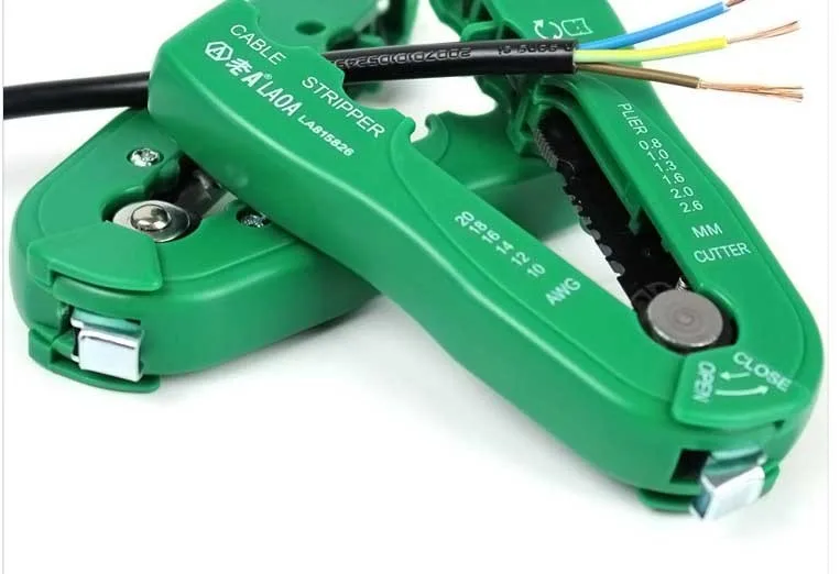 LAOA портативные многофункциональные плоскогубцы для зачистки проводов, обжимной инструмент, брендовый инструмент для зачистки проводов