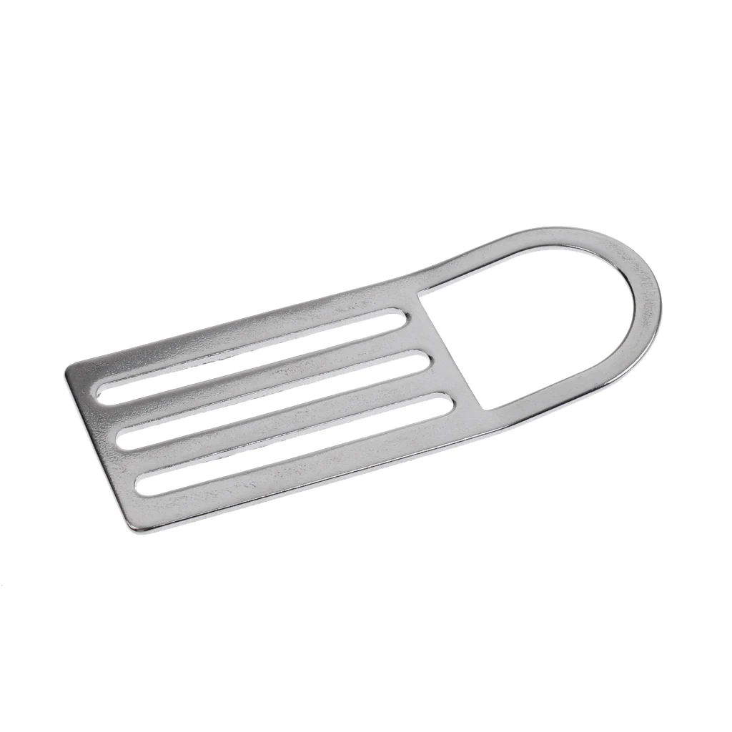 Deluxe Durable Scuba Diving Stainless Steel Weight Belt Keeper 5cm Webbing Harness Slider with D Ring Gear Tool