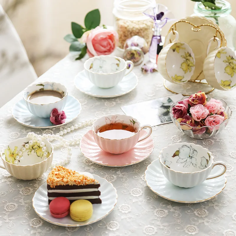 Coffee cup set Creative elegant Scented tea pumpkin cups bone china tea sets Teatime Afternoon Tea party espresso tazas Drinking Coffee cup set Creative elegant Scented tea pumpkin cups bone china tea sets Teatime Afternoon Tea party espresso tazas Drinking