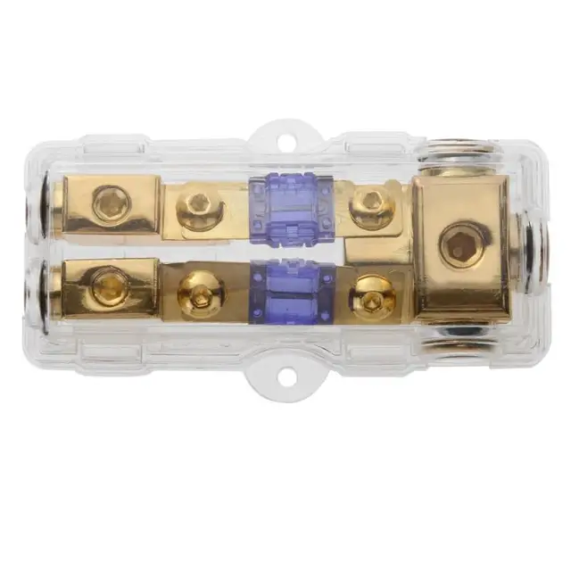 Cheap 60A 24V Auto Audio Power Fuse Holder 12V Distribution Block Box Cord Connection Protection Car Accessories Voiture Automobile Cheap 60A 24V Auto Audio Power Fuse Holder 12V Distribution Block Box Cord Connection Protection Car Accessories Voiture Automobile