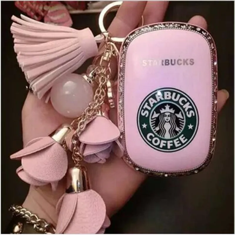 High Quality Luxury fashion Diamond starbuck Power Bank 12000mAh External Challenge Po mobile Powerbank portable battery