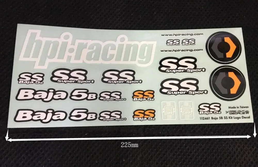 Body Wing Decal for 1/5 HPI 5B 5T 5CS SAVAGE - AliExpress 26