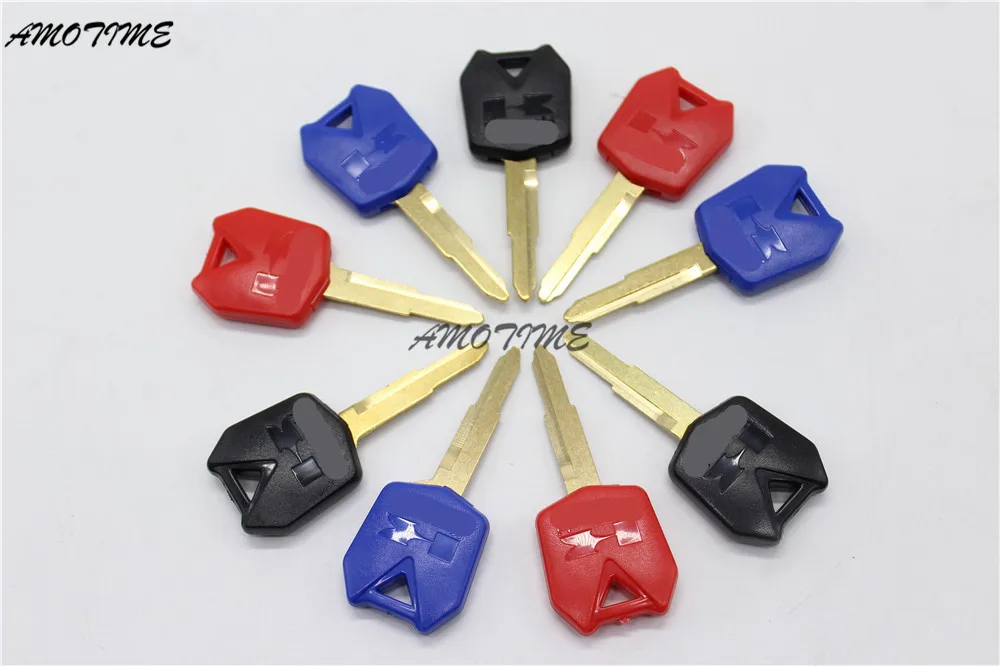 

Motorcycle Blank Key Uncut Blade For Kawasaki ZX7R ZX750P ZX9R ZX900 F C B Versys 650 KLR650 C A W650 Z750 Z1000