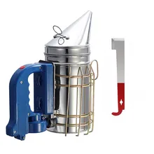 Высококачественный электрический дымарь оборудование для пчеловодства+ металлический сотовой инструмент