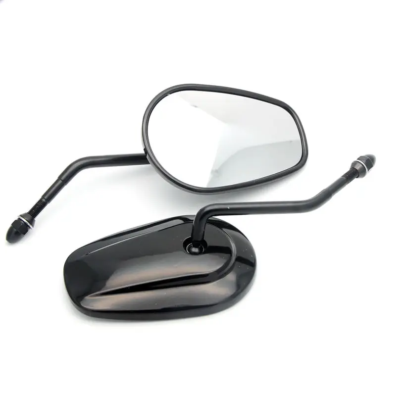 Black Motor Mirrors for Electra Glide 82 later models (except VRSCF and