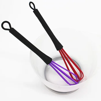 

6Colors Professional Salon Hairdressing Dye Cream Whisk Plastic Hair Mixer Barber Coloring Stir Tool Hair Care Styling Tools