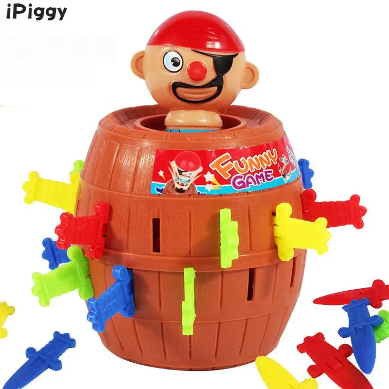 

iPiggy Toy Lucky Stab Pop Up Game Toys Intellectual Game for Kids Novelty Toy New Funny Pirate Bucket Toy