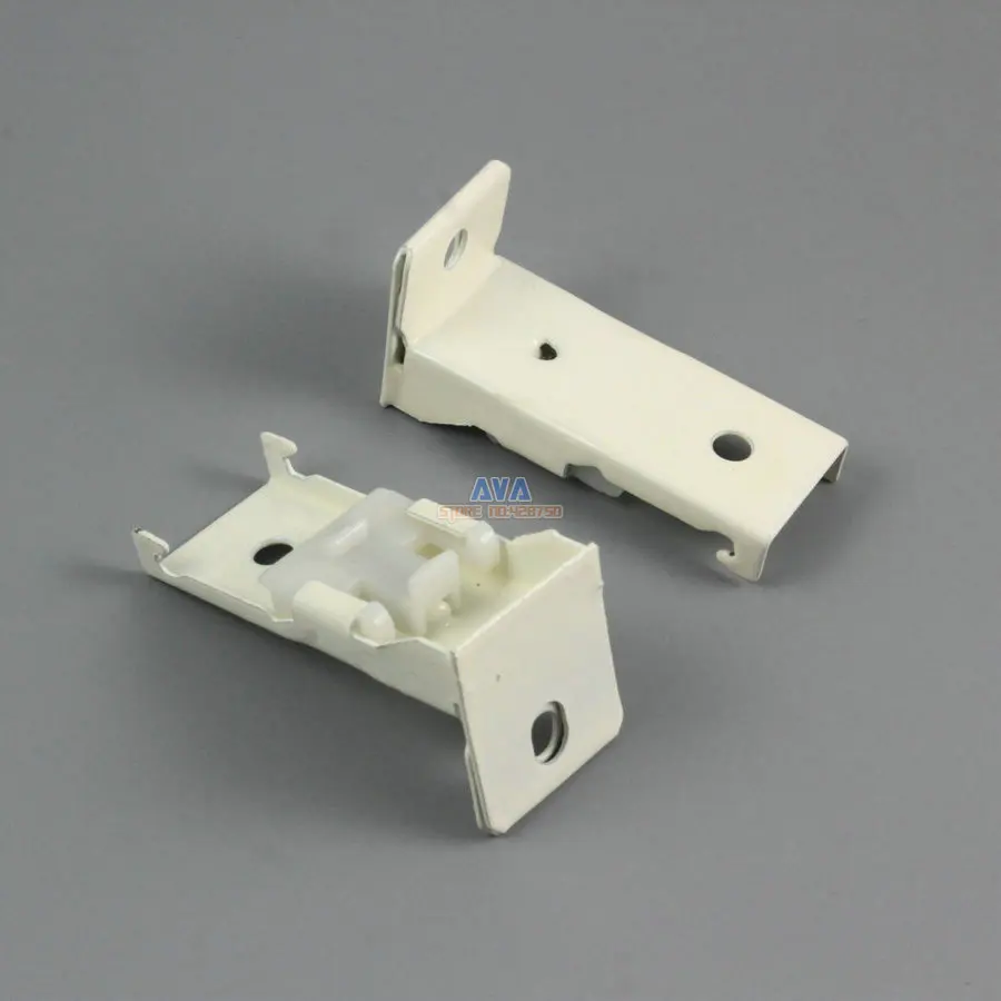 20 Pieces L Shape Curtain Track Bracket Curtain Track Brace 48x20x23mm