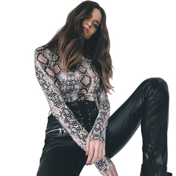 

2019 Serpentine Turtleneck Long Sleeve Bodysuits Skinny Women Club Wear Rompers Bodycon Jumpsuit Overall Knitted Clothes