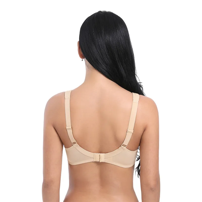 Koop Ayliss Gratis Verzending 1 Pc Naakt Vrouwen Volledige Dekking Non Bh Soft Cup Bloemen Kant Beugelbeha