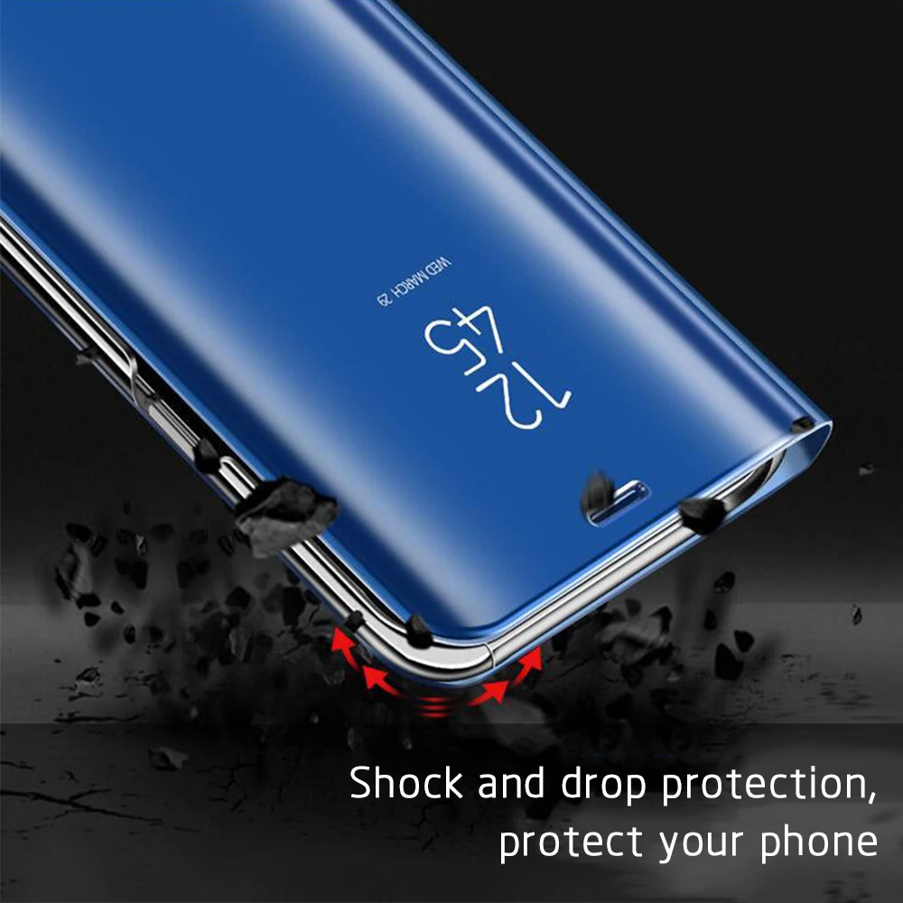 Прозрачный зеркальный умный чехол для телефона для iphone XR X 8 7 XS Max 6 6S Plus, откидной кожаный чехол-подставка для iphone XS Max, чехол