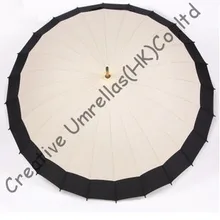 Прямая, комбинированная ткань, 24 ребра деревянные зонтики, 14 мм деревянная ручка и рифленые металлические Длинные ребра, бизнес зонтик