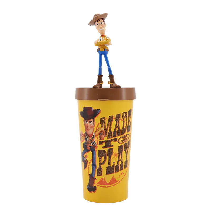 

New Product Movie Toy Story 4 WOODY BUZZ LIGHTYEAR Shaking Head Cups Popcorn Cups and Buckets Toy Story Kids Gifts Original