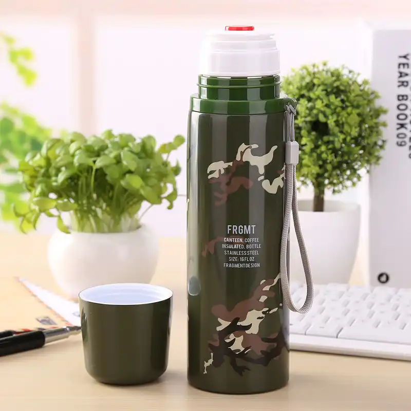 thermos flask green
