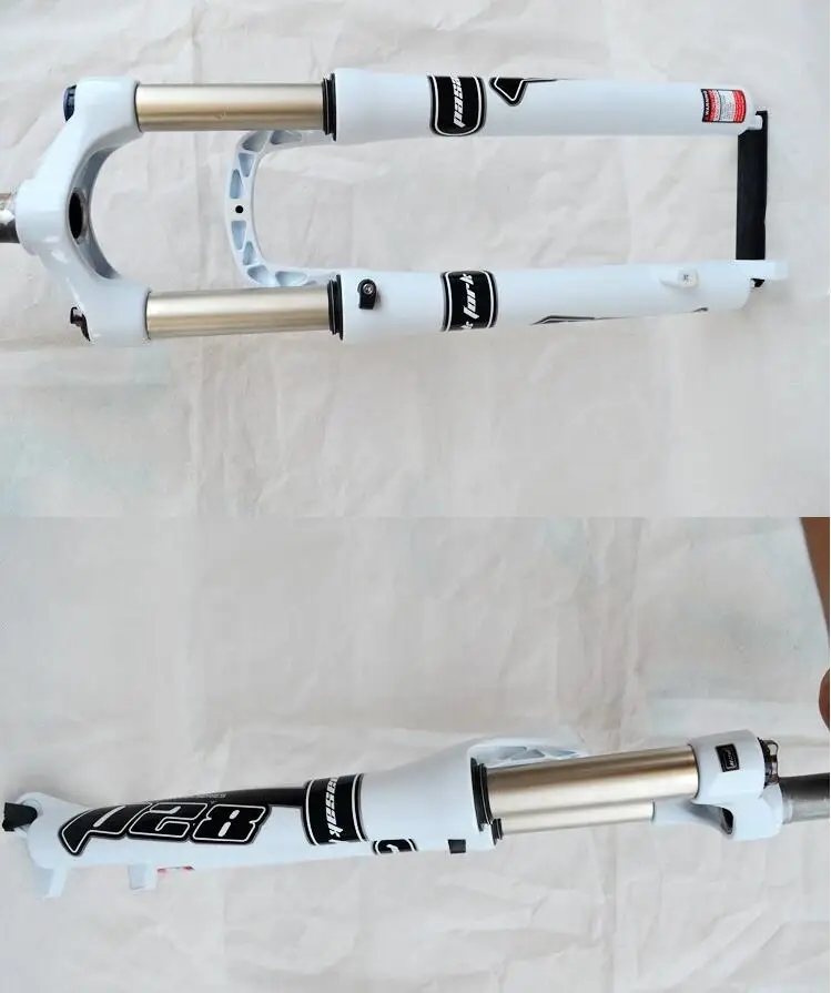 Масляный пружинный механический замок алюминиевый сплав горный велосипед ударная передняя вилка/мягкая и жесткая