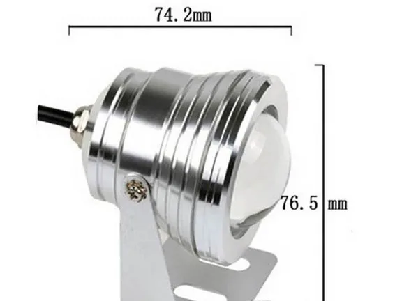 waterproof pool lights 10W Flood light Underwater led aquarium lamp swimming pool Waterproof IP65 DC 12V 110V 220V Convex Lens Free Shipping submersible led lights with remote