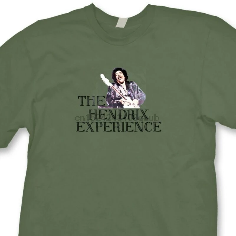 The Hendrix Experience Classic Jimi Rock n ролл футболка концертная футболка|Футболки| |