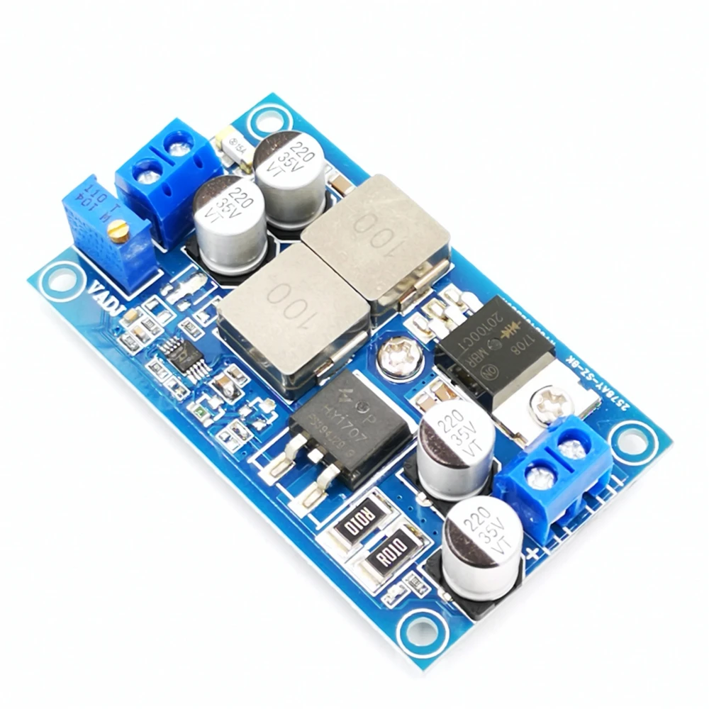 

10A 100W high efficiency 96% boost DC-DC power supply module input voltage 4-35V turn 5-35V output voltage adjustable