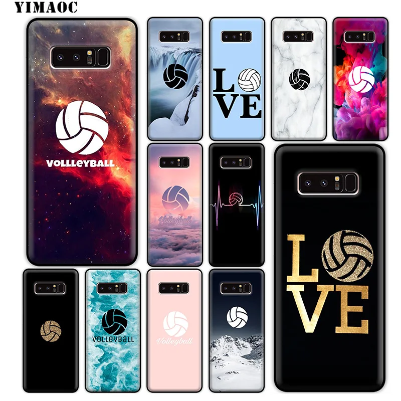 YIMAOC волейбольный спортивный Мягкий силиконовый чехол для samsung Galaxy S10 S10e S9 S8 Plus S7 S6