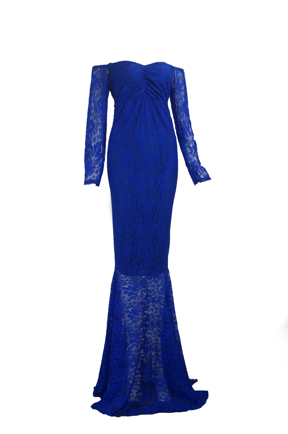 2018 Mermaid Maternity Dresses For Photo Shoot Lace Maxi Maternity Gown Off Shoulder Sexy Women Pregnancy Dress Photography Prop (18)