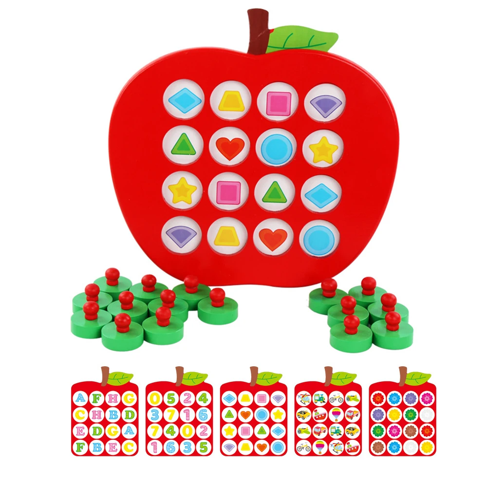 

Kids Wooden Memory Match Chess Toys Stick Chess 3D Puzzle Educational Toys for Children Family Party Game Puzzles Kids Toys