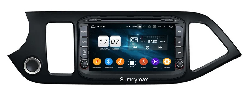 Perfect 8inch Android 9.0 car dvd player for Kia Morning Picanto 2014 with octa core 4G 64G 1024*600 touch screen built in wifi 4 Perfect 8inch Android 9.0 car dvd player for Kia Morning Picanto 2014 with octa core 4G 64G 1024*600 touch screen built in wifi 4