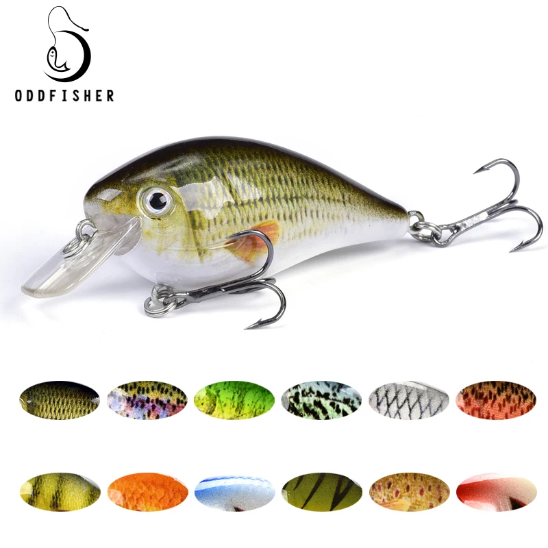 

Mini Crankbait Fishing Lures Topwater Wobbler Isca Artificial Hard Bait 6cm 12.8g Minnow Swimbait Trout Bass Carp Fishing Tackle